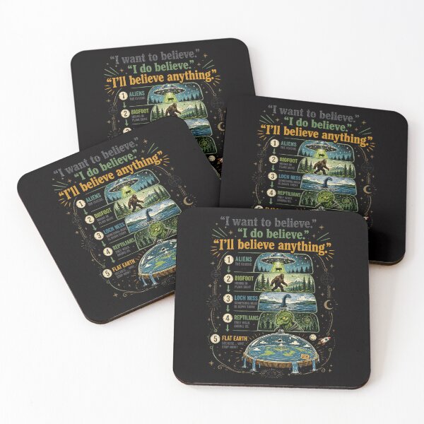 Item preview, I want to believe conspiracy theories designed and sold by CoolCrazyQuirky.