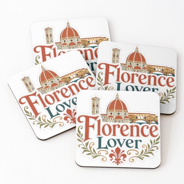 Item preview, Vintage Florence Italy Skyline Travel Souvenir designed and sold by Beyond Destinations.