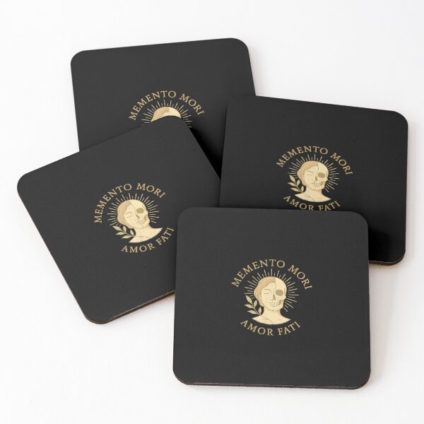 Item preview, Memento Mori Amor Fati Latin Stoic Quote designed and sold by raeganluskanor.