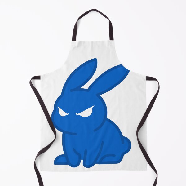 Item preview, Angry Blue Bunny Vector Illustration designed and sold by seven things shop.