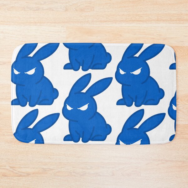 Item preview, Angry Blue Bunny Vector Illustration designed and sold by seven things shop.