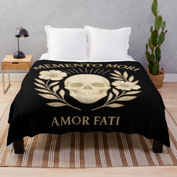 Item preview, Memento Mori Amor Fati Latin Stoic Quote designed and sold by raeganluskanor.