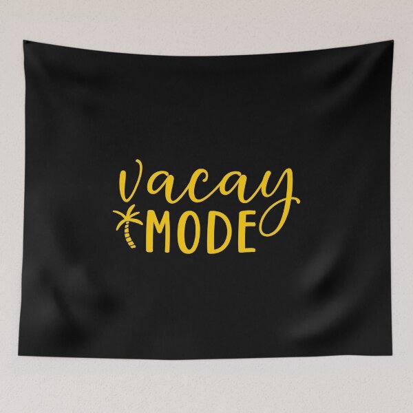 Item preview, Vacay Mode – Yellow Palm Tree Vacation Design designed and sold by EmeraldeaArt.