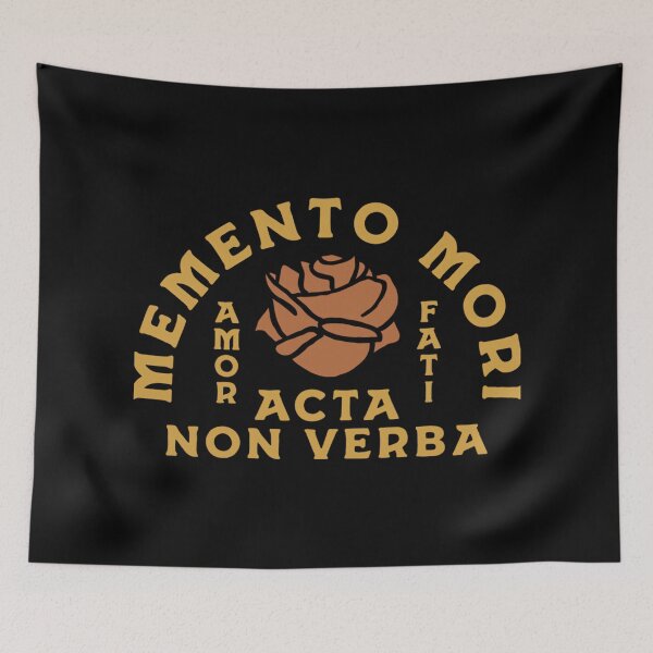 Item preview, Memento Mori Amor Fati Acta Non Verba designed and sold by raeganluskanor.