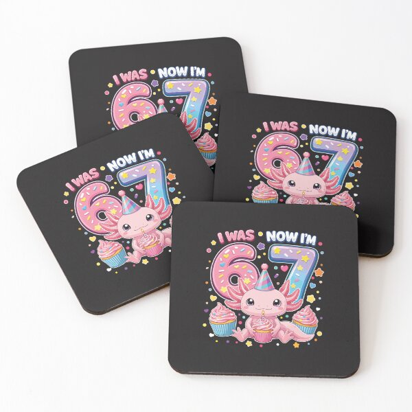 Item preview, Funny Axolotl 7th Birthday Meme Kids Retro Party Design designed and sold by kiralynstration.
