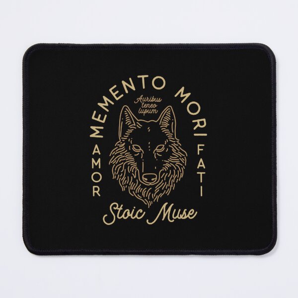 Item preview, Auribus Teneo Lupum Memento Mori Amor Fati Wolf Graphic designed and sold by raeganluskanor.