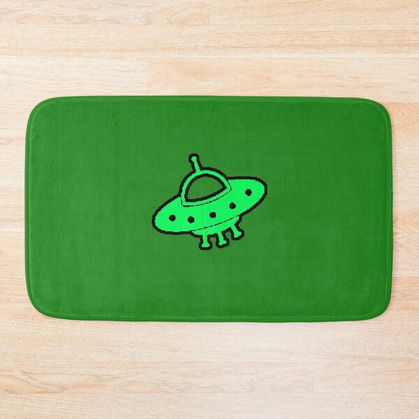 Item preview, UFO Green Pixel UFO Alien Retro Extraterrestrial Cute designed and sold by AstronautMerch.