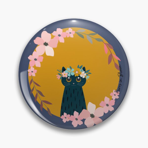 Item preview, Purrs in Bloom designed and sold by WeaselsStuff.