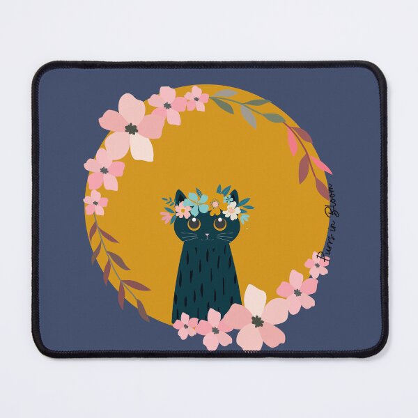 Item preview, Purrs in Bloom designed and sold by WeaselsStuff.