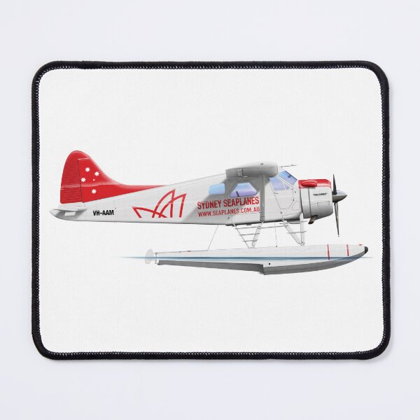 Item preview, DHC DHC-2 BEAVER 1492 VH-AAM SYDNEY SEAPLANES 2012 designed and sold by Grubby Fingers Aircraft Illustration.
