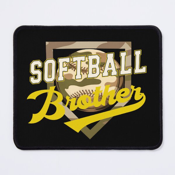 Item preview, Camo Softball Brother Sports Tee designed and sold by LarryMBrown.
