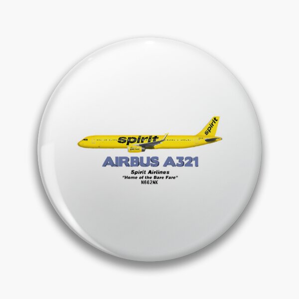 Item preview, Airbus A321 - Spirit Airlines Home Of The Bare Fare designed and sold by writtengriffinc.