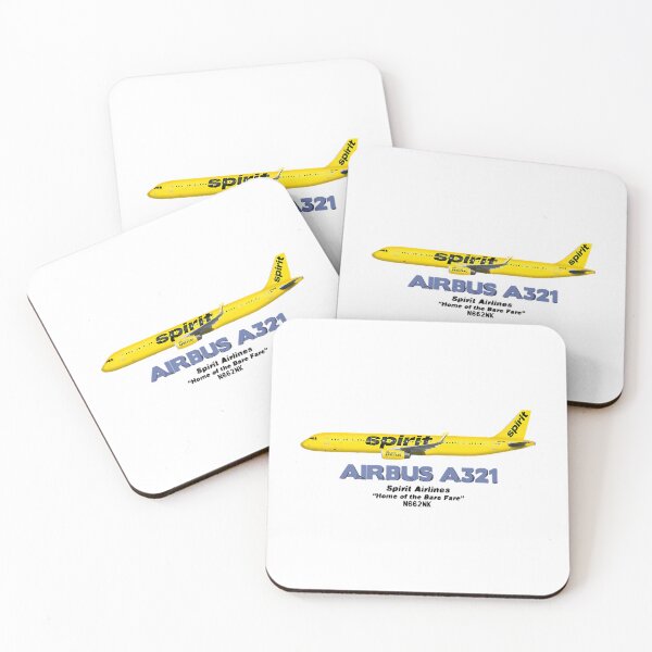 Item preview, Airbus A321 - Spirit Airlines Home Of The Bare Fare designed and sold by writtengriffinc.