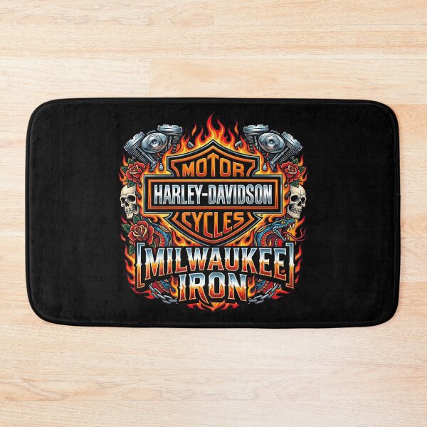 Item preview, Milwaukee Iron Harley Davidson Retro American Cruiser Design designed and sold by enzoade.