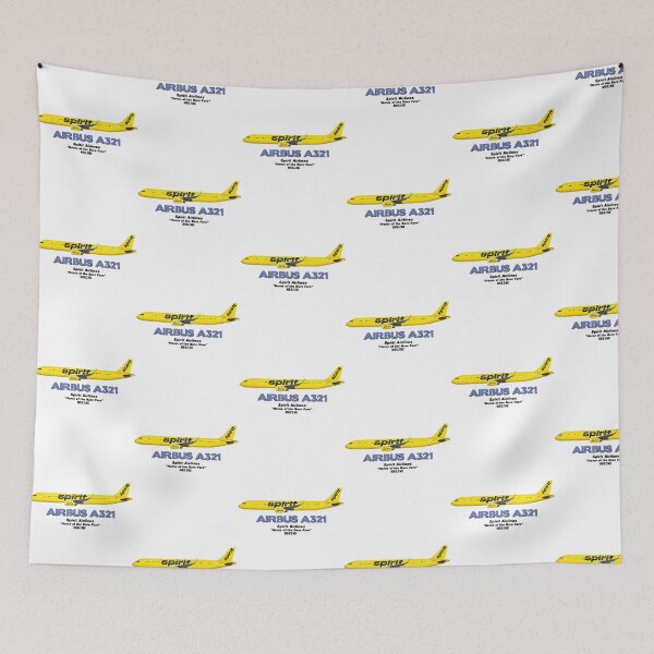 Item preview, Airbus A321 - Spirit Airlines Home Of The Bare Fare designed and sold by writtengriffinc.
