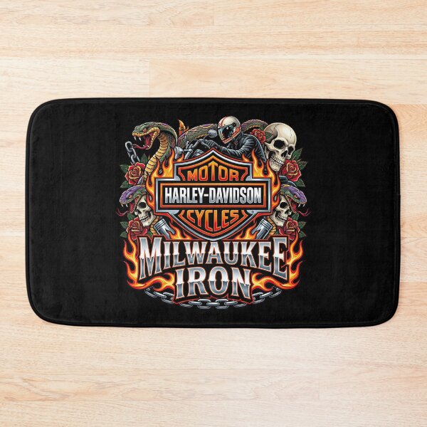 Item preview, Milwaukee Iron Harley Davidson Motorcycle Enthusiast Artwork designed and sold by enzoade.