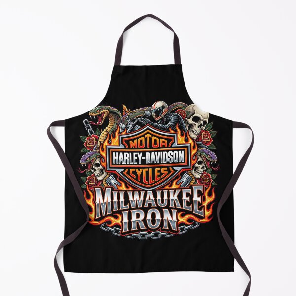 Item preview, Milwaukee Iron Harley Davidson Motorcycle Enthusiast Artwork designed and sold by enzoade.
