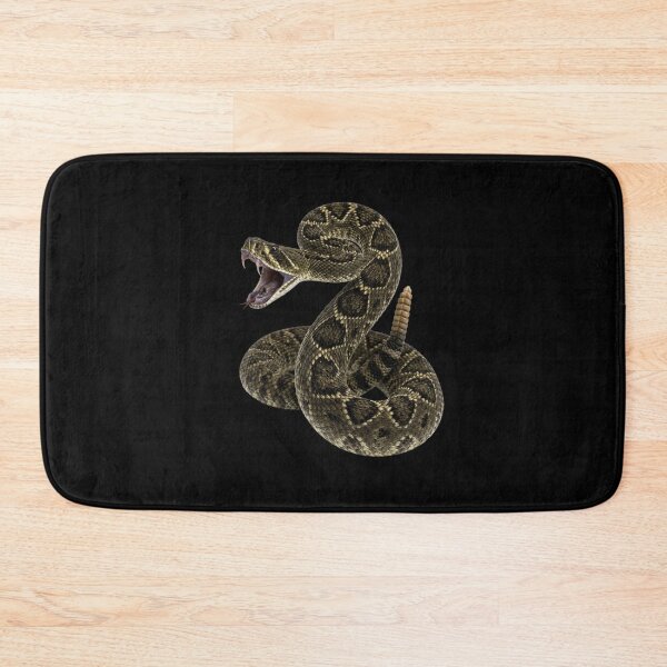 Item preview, Realistic Rattlesnake Striking Pose Illustration designed and sold by RoyalDeluxGo.