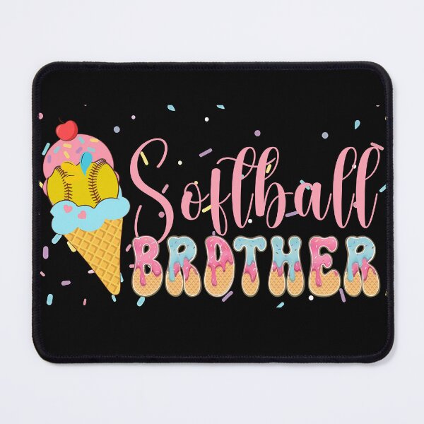 Item preview, Cute Softball Brother Ice Cream Tee designed and sold by LarryMBrown.