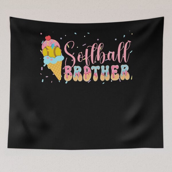 Item preview, Cute Softball Brother Ice Cream Tee designed and sold by LarryMBrown.