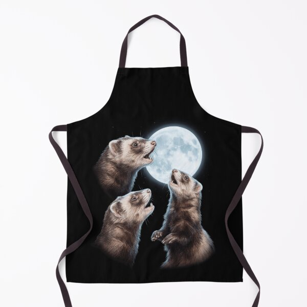 Item preview, Ferret Howling Moon Art Animal Lover designed and sold by TerryConnells.