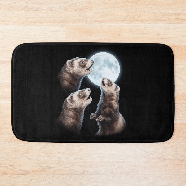 Item preview, Ferret Howling Moon Art Animal Lover designed and sold by TerryConnells.