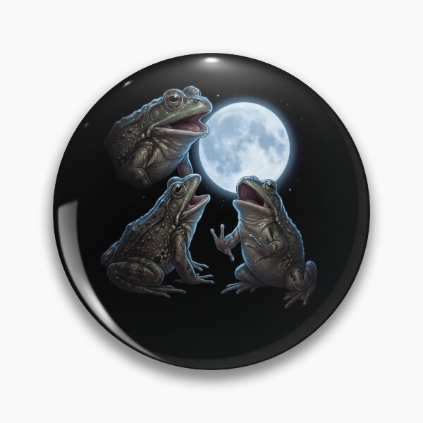 Artikelvorschau, Frosch heult Mond Kunst Tierliebhaber entworfen und verkauft von TerryConnells.