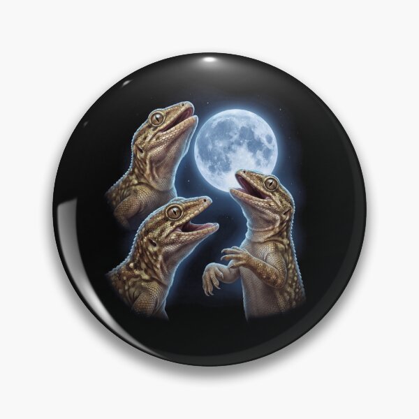 Item preview, Gecko Howling Moon Art Animal Lover designed and sold by TerryConnells.