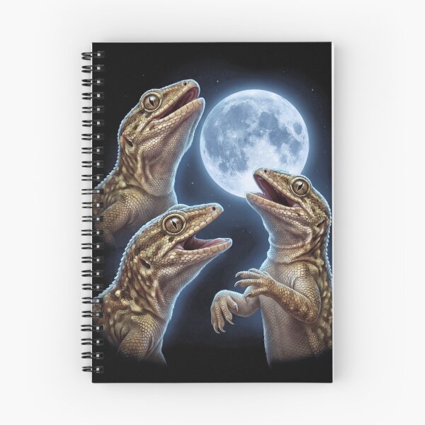 Item preview, Gecko Howling Moon Art Animal Lover designed and sold by TerryConnells.
