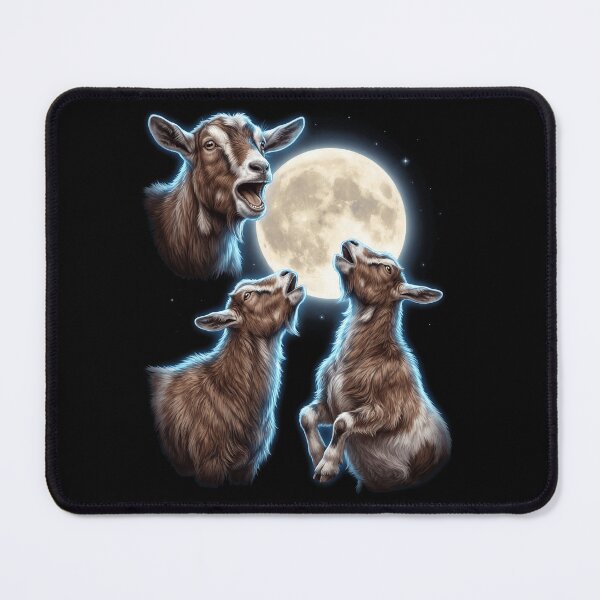 Item preview, Goat Howling Moon Art Animal Lover designed and sold by TerryConnells.