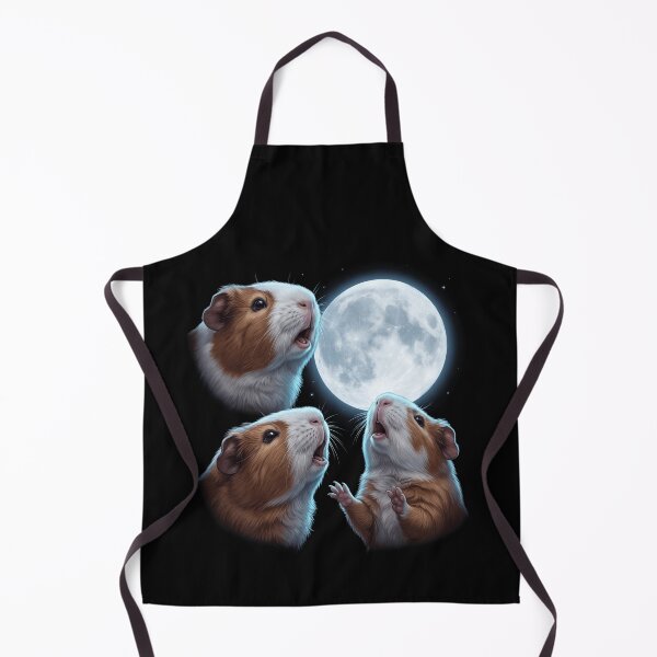 Item preview, Guinea Pig Howling Moon Art Animal Lover designed and sold by TerryConnells.