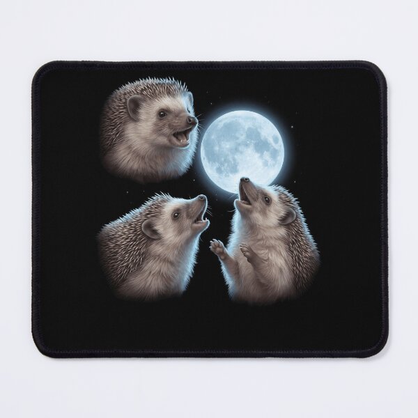 Item preview, Hedgehog Howling Moon Art Animal Lover designed and sold by TerryConnells.