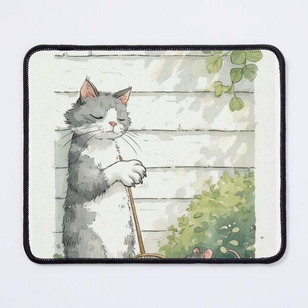 Item preview, An experienced cat is waiting to catch a mouse. designed and sold by Whose-sweat.
