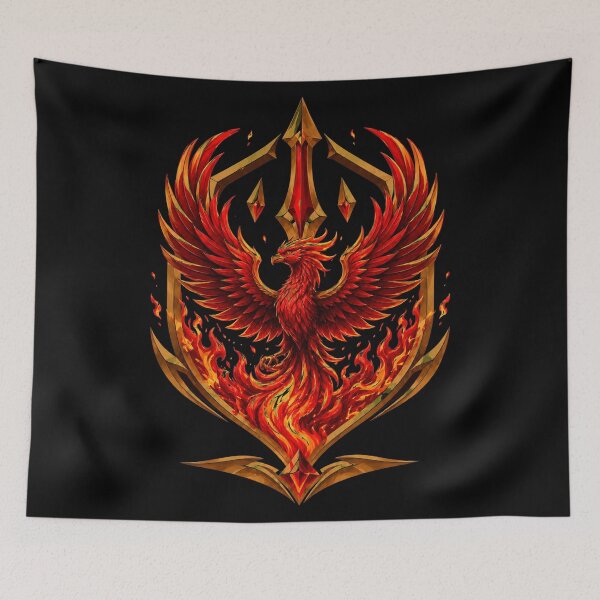 Item preview, Phoenix of House Ignis designed and sold by Inkmatic Studio.