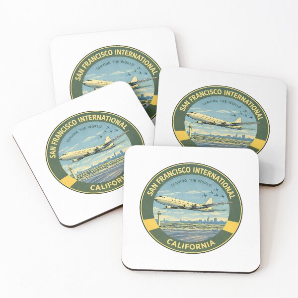 Item preview, Celebrate The Spirit Of Aviation With This Vintage-Style San Francisco International Airport (Sfo) Sticker Inspired By Classic Mid-Century Travel And Airline Emblems designed and sold by writtengriffinc.
