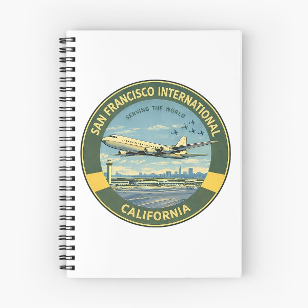 Item preview, Celebrate The Spirit Of Aviation With This Vintage-Style San Francisco International Airport (Sfo) Sticker Inspired By Classic Mid-Century Travel And Airline Emblems designed and sold by writtengriffinc.