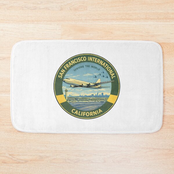 Item preview, Celebrate The Spirit Of Aviation With This Vintage-Style San Francisco International Airport (Sfo) Sticker Inspired By Classic Mid-Century Travel And Airline Emblems designed and sold by writtengriffinc.