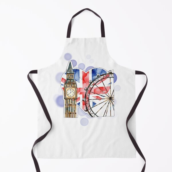 Item preview, Big Ben London Eye and UK Heart Flag Travel Design designed and sold by iamKRUK.