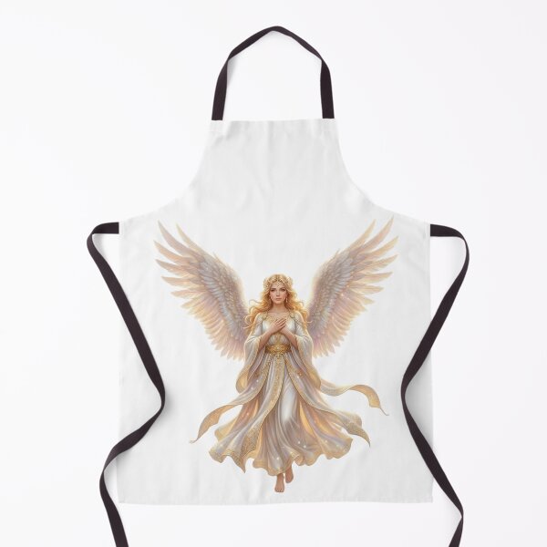 Item preview, Divine Guardian Angel with Golden Wings designed and sold by RoyalDeluxGo.
