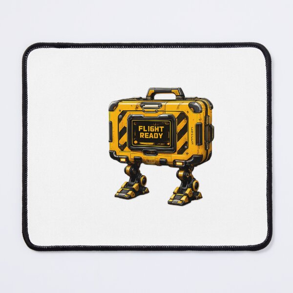Item preview, Cyberpunk Suitcase Robot Spirit Yellow Tech designed and sold by writtengriffinc.