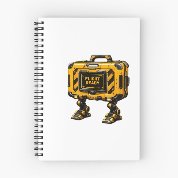 Item preview, Cyberpunk Suitcase Robot Spirit Yellow Tech designed and sold by writtengriffinc.
