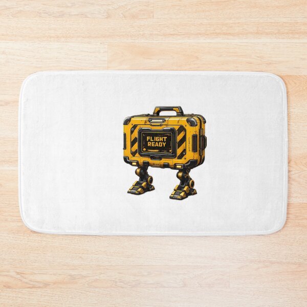 Item preview, Cyberpunk Suitcase Robot Spirit Yellow Tech designed and sold by writtengriffinc.