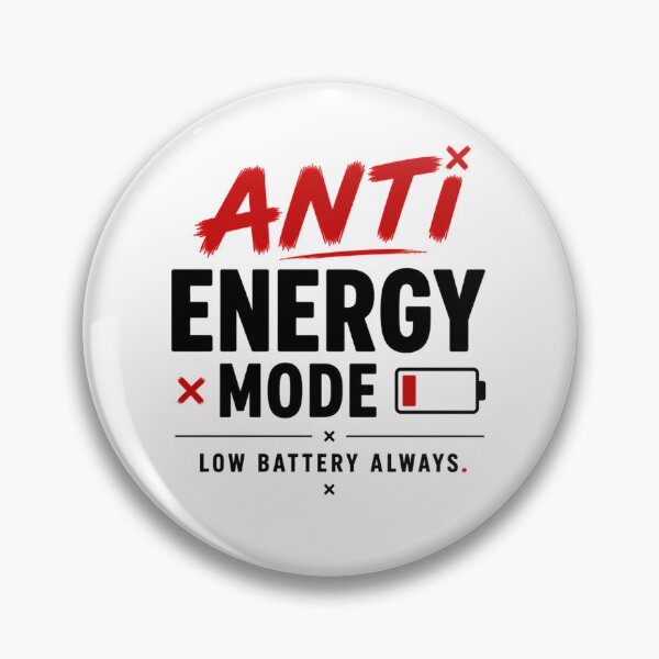 Item preview, Anti Energy Mode Low Battery Introvert designed and sold by the-dovlat.