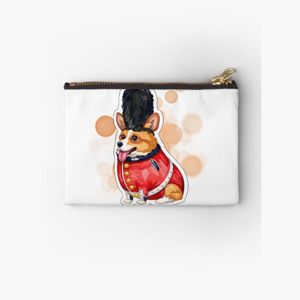 Item preview, Cute Dog in British Royal Guard Uniform UK Design designed and sold by iamKRUK.