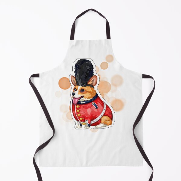 Item preview, Cute Dog in British Royal Guard Uniform UK Design designed and sold by iamKRUK.