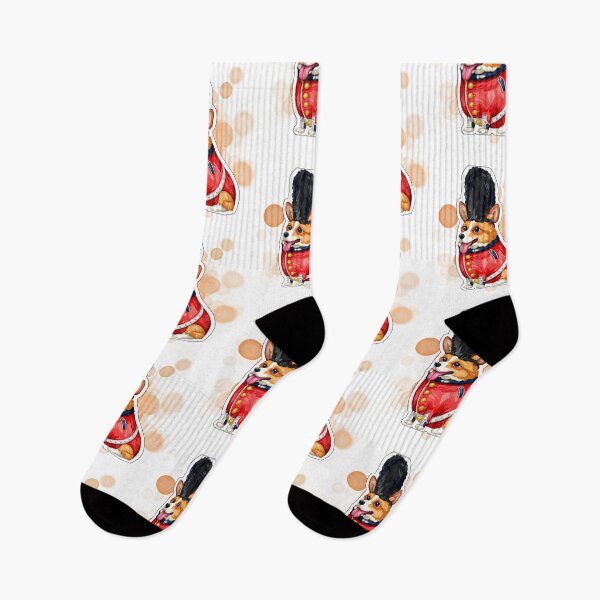 Item preview, Cute Dog in British Royal Guard Uniform UK Design designed and sold by iamKRUK.