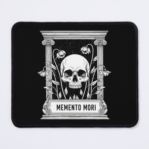Item preview, Memento Mori Skull Frame with Dead Flowers designed and sold by nuel-art.