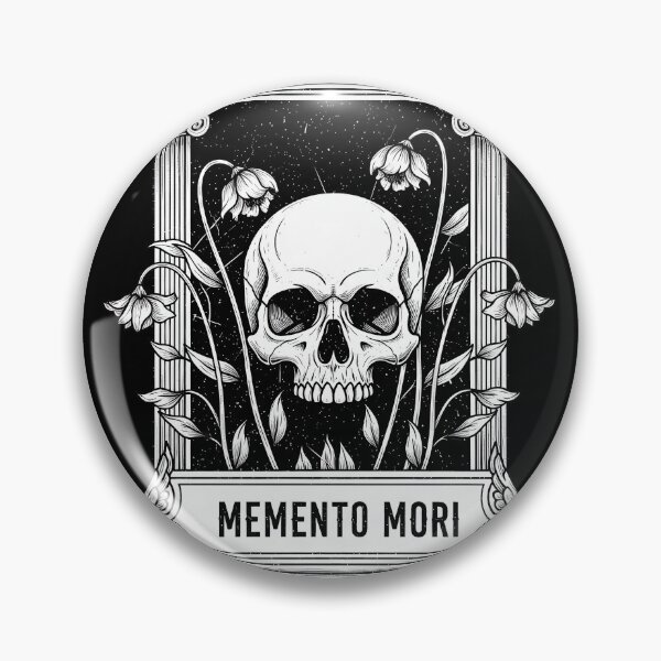 Item preview, Memento Mori Skull Frame with Dead Flowers designed and sold by nuel-art.
