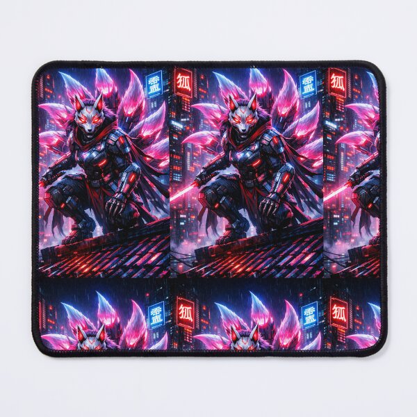 Item preview, Neon Kitsune Cyber Warrior designed and sold by Neo Tokio.
