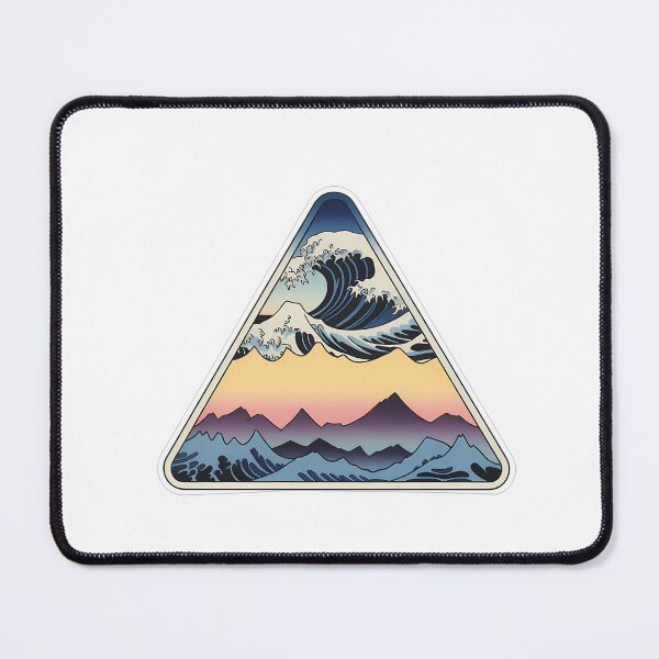 Item preview, Sunset Wave in Ukiyo-e Style designed and sold by NiftyWrx.